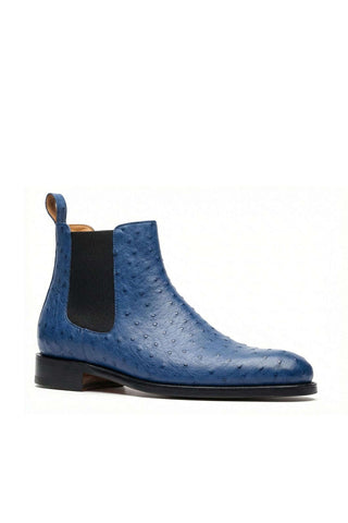 Ambrogio Anthony Ostrich Chelsea Boot-AmbrogioShoes