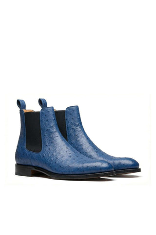 Ambrogio Anthony Ostrich Chelsea Boot-AmbrogioShoes