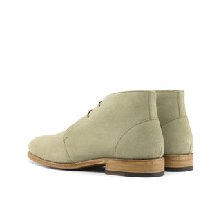 Ambrogio Bespoke Custom Sand Suede Flex Chukka Boots (AMB2198)