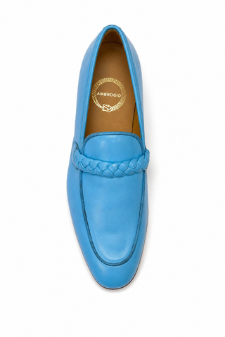 Ambrogio Braided Nappa Loafer-AmbrogioShoes