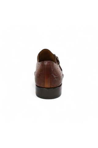 Ambrogio Calf-Skin Leather Single Monk Strap (AMZ1018)-AmbrogioShoes