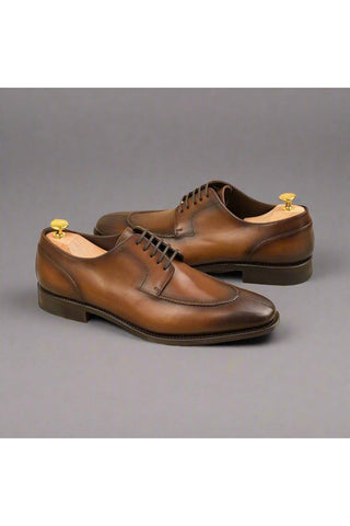 Ambrogio Ceaser Brown Leather Derby Split Toe (AMB1405)