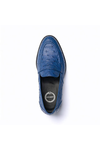 Ambrogio Cesare Ostrich Penny Loafer-AmbrogioShoes
