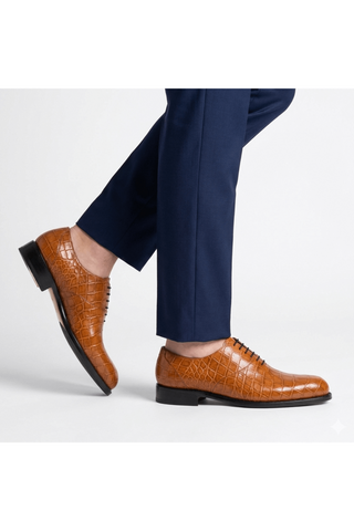 Ambrogio "Cyrus" Alligator Oxford-AmbrogioShoes
