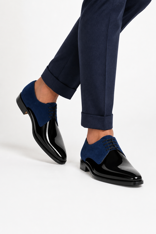 Ambrogio Dante 2 Suede & Patent Derby-AmbrogioShoes