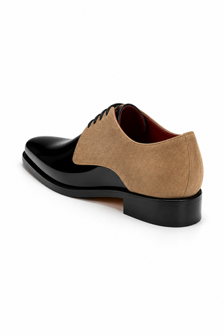 Ambrogio Dante 2 Suede & Patent Derby Suede-AmbrogioShoes