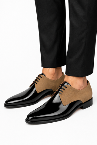 Ambrogio Dante 2 Suede & Patent Derby Suede-AmbrogioShoes