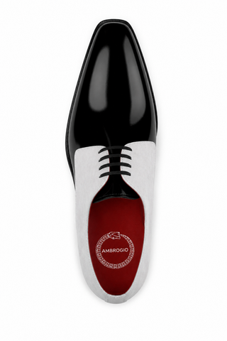 Ambrogio Dante 2 Suede & Patent Derby Suede-AmbrogioShoes