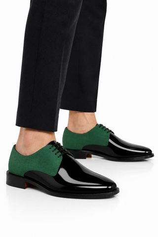 Ambrogio Dante 2 Suede & Patent Derby Suede-AmbrogioShoes