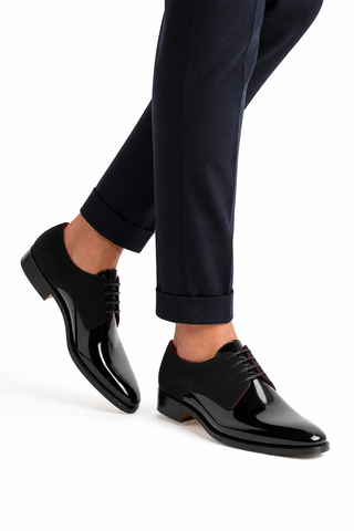 Ambrogio Dante 2 Suede & Patent Derby Suede-AmbrogioShoes