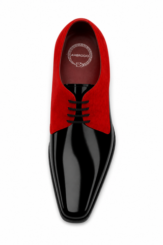 Ambrogio Dante 2 Suede & Patent Derby Suede-AmbrogioShoes