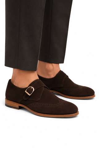 Ambrogio Devon Suede Monk-AmbrogioShoes