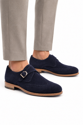 Ambrogio Devon Suede Monk-AmbrogioShoes