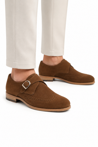 Ambrogio Devon Suede Monk-AmbrogioShoes