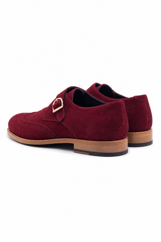 Ambrogio Devon Suede Single Monk-Strap-AmbrogioShoes