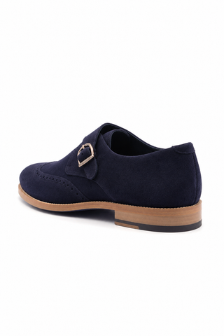 Ambrogio Devon Suede Single Monk-Strap-AmbrogioShoes