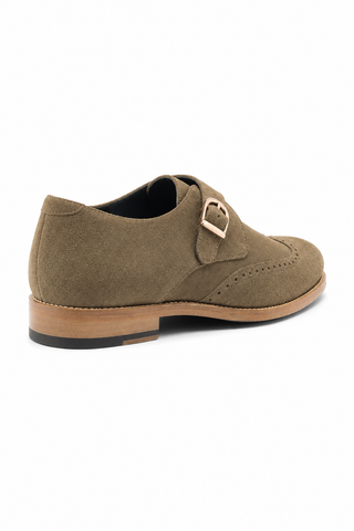 Ambrogio Devon Suede Single Monk-Strap-AmbrogioShoes