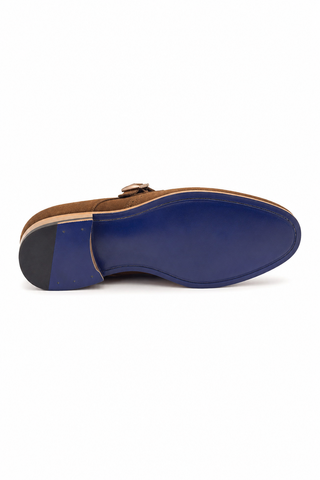 Ambrogio Devon Suede Single Monk-Strap-AmbrogioShoes