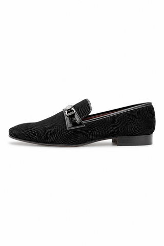 Ambrogio Glass Suede Slip-On Horsebit Loafers (AMZ1020)-AmbrogioShoes