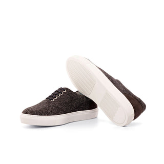 Ambrogio Gray Fabric / Suede Casual Sneakers (AMB2058)