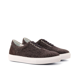 Ambrogio Gray Fabric / Suede Casual Sneakers (AMB2058)