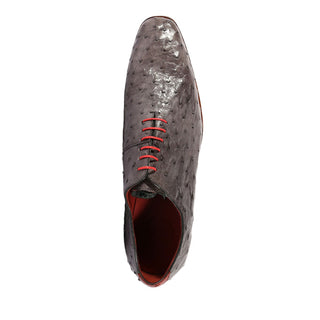 Ambrogio Gray Ostrich Oxfords (AMBS2000)