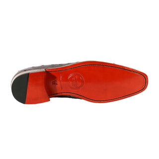Ambrogio Gray Ostrich Oxfords (AMBS2000)