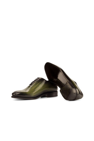 Ambrogio Green Patina Leather Oxfords (AMB1288)
