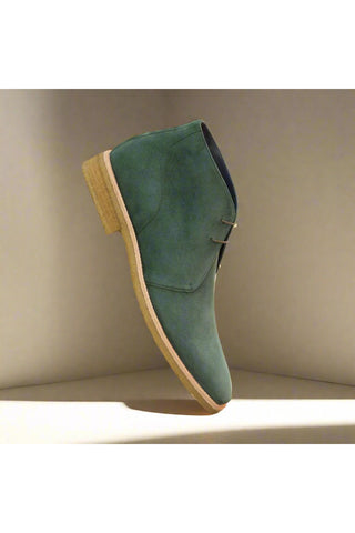 Ambrogio Green Suede Chukka Boots (AMB1342)