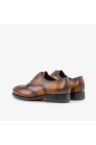 Ambrogio Handmade Calf-Skin Leather Brogue Oxford (AMB2576)-AmbrogioShoes