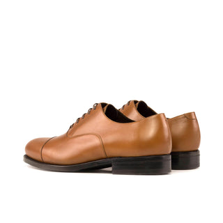Ambrogio Handmade Calf-Skin Leather Cap-Toe Oxford (AMB2575)-AmbrogioShoes