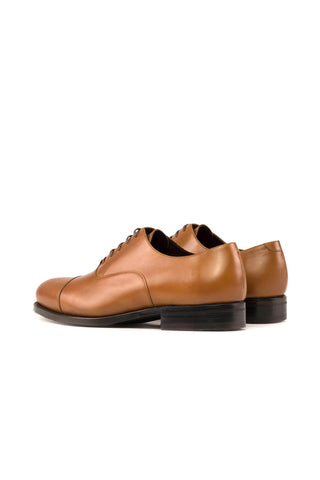 Ambrogio Handmade Calf-Skin Leather Cap-Toe Oxford (AMB2575)-AmbrogioShoes