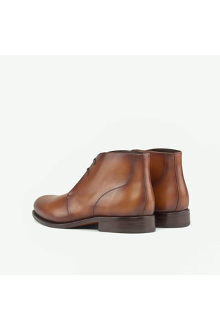 Ambrogio Handmade Calf-Skin Leather Chukka Boot (AMB2578)-AmbrogioShoes