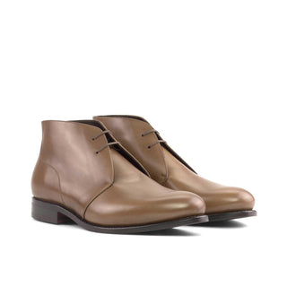 Ambrogio Handmade Calf-Skin Leather Chukka Boot (AMB2583)-AmbrogioShoes