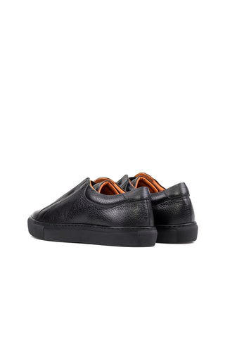 Ambrogio Handmade Calf-Skin Leather Laceless Sneaker (AMB2595)-AmbrogioShoes