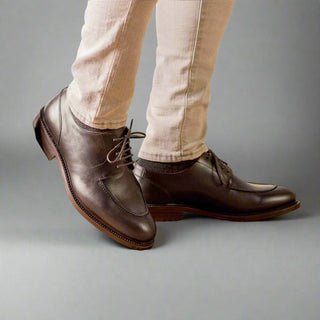 Ambrogio Handmade Calf-Skin Leather Split-Toe Derby (AMB2574)-AmbrogioShoes