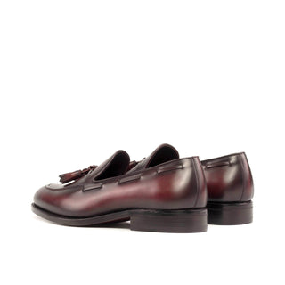 Ambrogio Handmade Calf-Skin Leather Tassel Loafer (AMB2569)-AmbrogioShoes