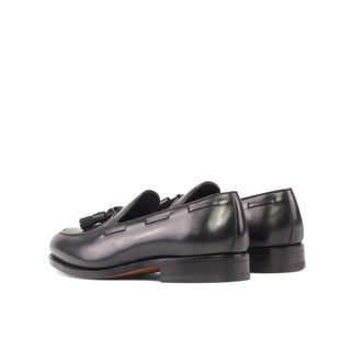 Ambrogio Handmade Calf-Skin Leather Tassel Loafer (AMB2571)-AmbrogioShoes