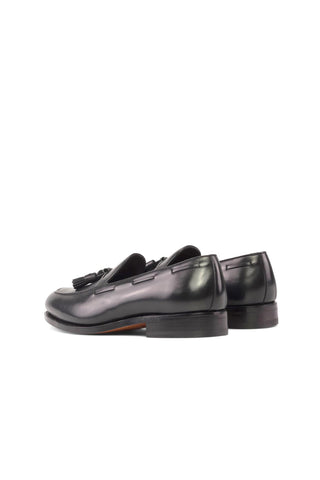 Ambrogio Handmade Calf-Skin Leather Tassel Loafer (AMB2571)-AmbrogioShoes