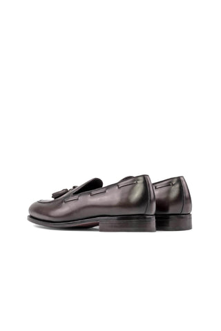 Ambrogio Handmade Calf-Skin Leather Tassel Loafer (AMB2585)-AmbrogioShoes