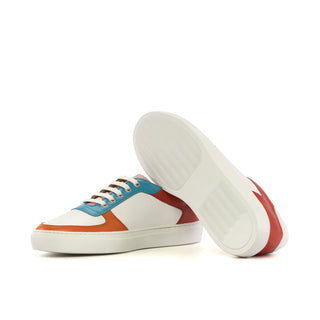 Ambrogio Handmade Multi-Color Nappa Leather Casual Lowtop Sneakers (AMB2549)-AmbrogioShoes