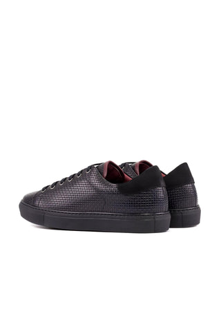 Ambrogio Handmade Woven Calf-Skin / Suede Sneaker (AMB2600)-AmbrogioShoes