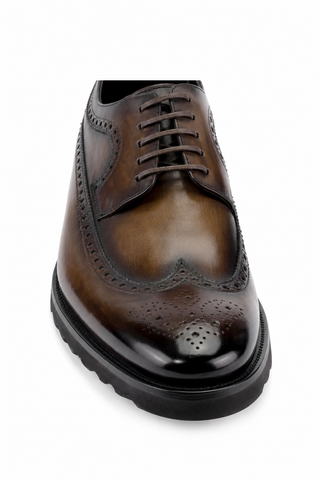 Ambrogio Leather Blucher Oxfords