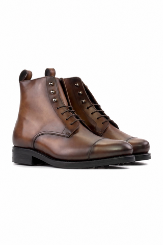 Ambrogio Leather Boots-AmbrogioShoes
