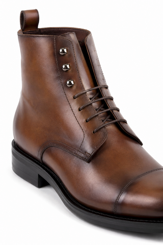 Ambrogio Leather Boots-AmbrogioShoes
