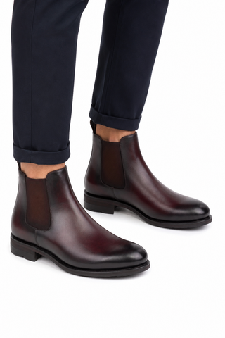 Ambrogio Leather Chelsea Boot