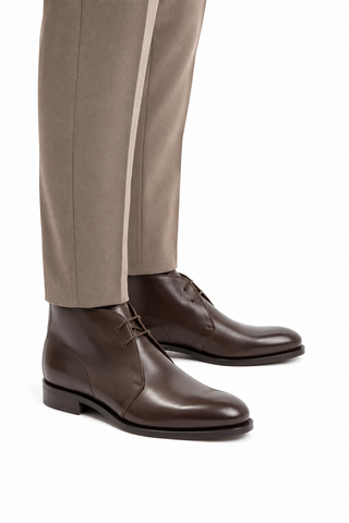 Ambrogio Leather Chukka Boots