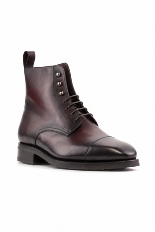 Ambrogio Leather Jumper Boots-AmbrogioShoes