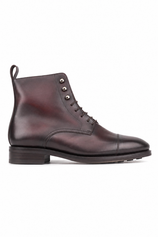 Ambrogio Leather Jumper Boots-AmbrogioShoes