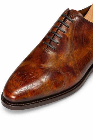 Ambrogio Leonidas Fire Museum Wholecut Oxfords-AmbrogioShoes
